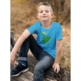 thumbnail image 2 of Cute Green Dragon T-Shirt Juniors -Image by Shutterstock,  Medium, 2 of 4