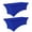 Blue, variant on Eurmax 4Ft Rectangular Fitted Spandex Tablecloths Table Covers(Champagne)
