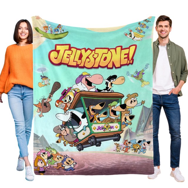 Jellystone anti-pilling, suave, ligera, esponjosa y acogedora de lujo para hogar y cocina – Perfecta para niños y adultos,50X70cm
