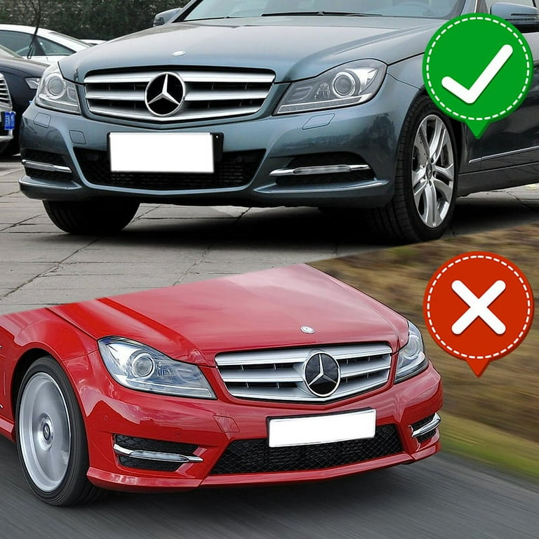 DTM V-Style Front Bumper Lip Spoiler For 2012-2014 Mercedes C-Class W204 – Carbon Look-690303