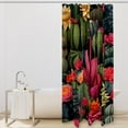 thumbnail image 2 of Cactus Waterproof Printed Shower Curtain Set with Hooks for Bathroom Decoration, 2 of 5