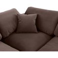 thumbnail image 5 of Meridian Furniture Comfy Brown Velvet 6-Pc. Modular Sectional, 5 of 11