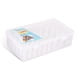 thumbnail image 1 of Injueey Caja de almacenamiento de bobinas de costura transparente de gran tamaño, contenedor artesanal con postes de soporte, soporte De coser, 1 of 6