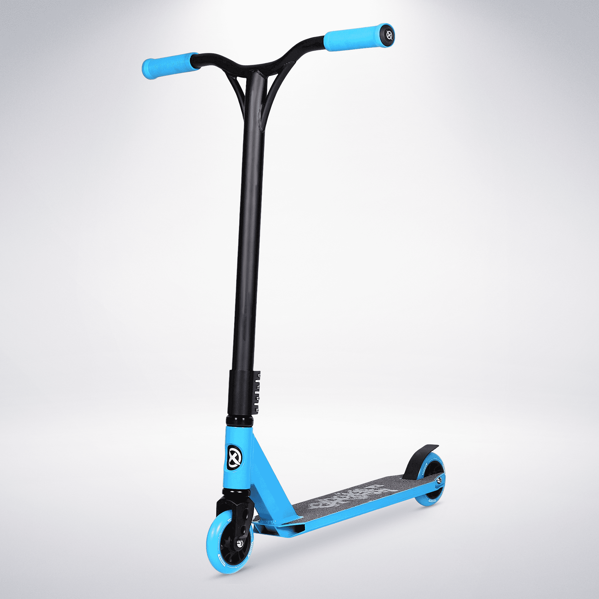 EXOOTER T3BL Trick Scooter With 110mm Aluminum Core Wheels In Blue