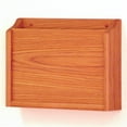 thumbnail image 1 of Wooden Mallet PCH15-1BM Privacy Letter Size Chart Holder - Black & Medium Oak, 1 of 1
