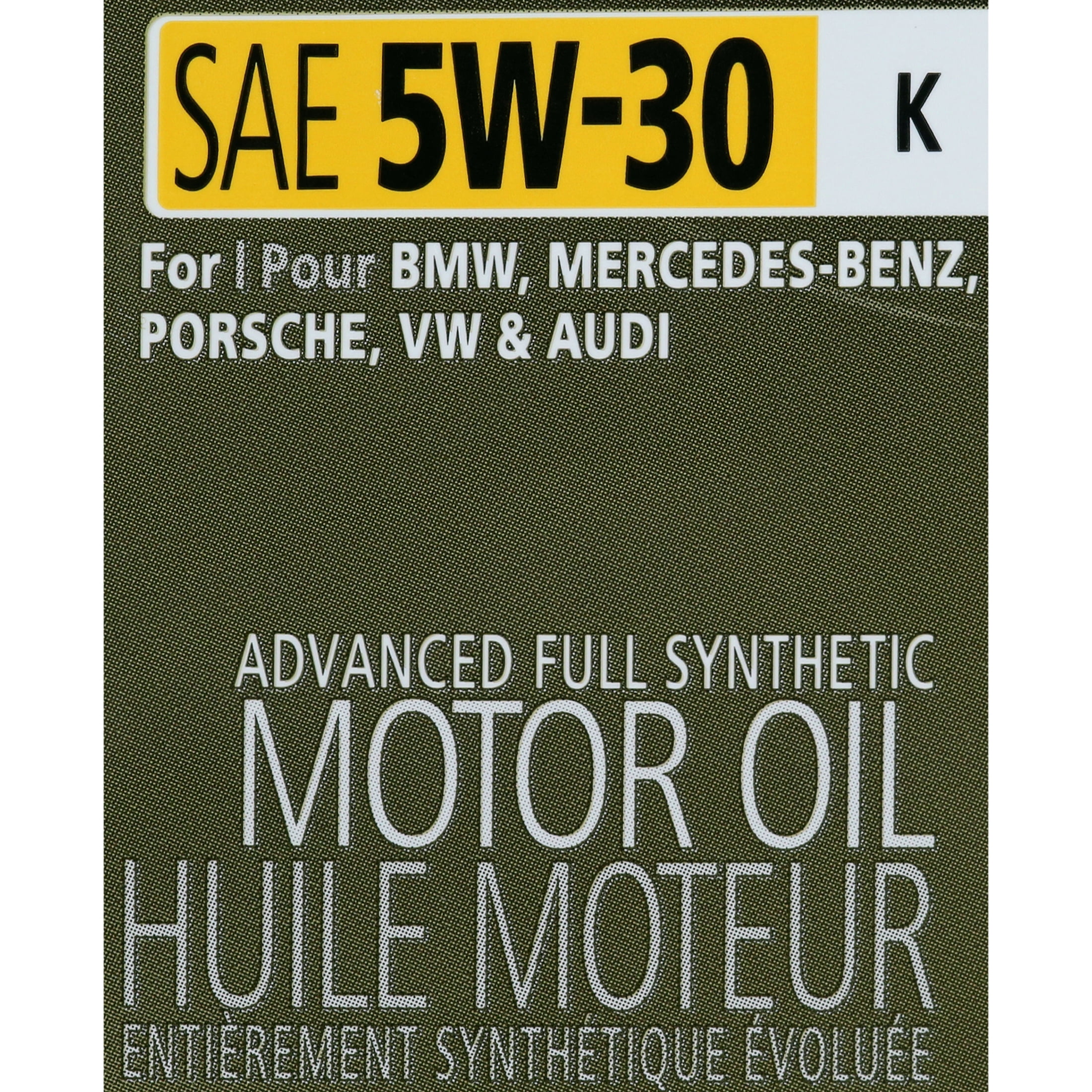  Castrol Edge Euro 5W-30 K Advanced Full Synthetic Motor Oil, 1  Quart, Pack of 6 : Automotive