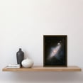 thumbnail image 2 of Hubble Space Telescope Image Chance Alignment Between Galaxies Mimics A Cosmic Collision NGC 3314 Overlapping Galaxy Angle Artwork Framed Wall Art Print A4, 2 of 5