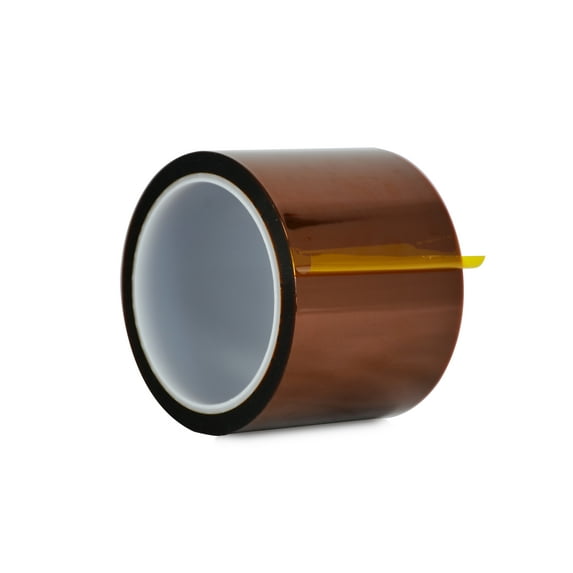 WOD Tape Kapton Tape 4 in. x 36 yd. Amber Polyimide High Temperature, Pack of 12