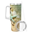 thumbnail image 2 of KLL Starfish And Seashell Print 40oz Stainless Steel Insulated Car Cup Coffee Mug with Spillproof Lid - Keep Your Drink Hot or Cold on the Go, 2 of 8
