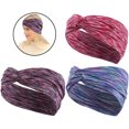 thumbnail image 4 of 3PCS Sport Bandeau Élastique Doux Absorbant Course Bandeau Fitness Bandeau, 4 of 9