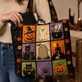 thumbnail image 5 of Halloween Tote Bag, Quilted Tote Bag, Trick Or Treat Shoulder Handbag, Large Capacity For Women, Teen Girls And Holiday Events, 5 of 5