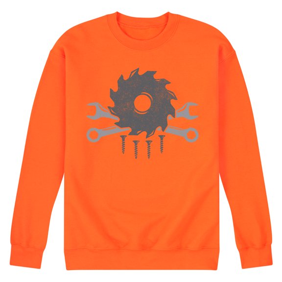 Instant Message - Tool Skull And Crossbones - Men's Crew Neck Fleece Pullover