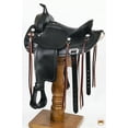 thumbnail image 4 of 18 In Hilason Western Horse Wide Gullet Trail BlackAmerican Leather Saddle, 4 of 8