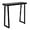 Black, variant on Karl home Narrow Entryway Table, Pine Wood Console Tables for Entryway, Slim Sofa Tables Behind Couch for Living Room, Hallway, Entrance, 36 x 12 x 32, Black
