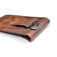 thumbnail image 4 of ZHAOCHENG Funda de cuero sintético para la cintura compatible con teléfonos móviles de menos de 6,5 pulgadas, funda para teléfono con clips para cinturón y ganchos, color marrón, 4 of 5