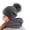 Dark Gray, variant on Hats Christmas Women's Winter Autumn Faux Plush Bobble I Women's Beany Knitted Winter Winter Hats For Women