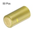 thumbnail image 3 of Uxcell 50 Pack Heat Shrink Wine Bottle Caps, 1.18" Wine Shrink Wrap Sleeves Cap, Gold, 3 of 6