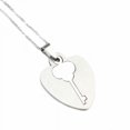 thumbnail image 1 of Del Corazón De Acero Inoxidable Colres Colgante De Corazón De Bloqueo De Para s Mujeres Salvador Amor Collares corazón, 1 of 9