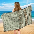 thumbnail image 4 of Garronmavis Boho Pattern Front Car Seat Towel Cover Stain Resistant Breathable Non-Slip Front Seat Protector for Cars SUV Trucks Sedan Van Ideal for Post-Workout Outdoor Sports Use, 4 of 9