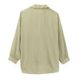 thumbnail image 5 of Oversized Tshirts Shirts for Women Transparent Anti Sunburn Shirt Long Sleeved Button Up Top Casual Loose Fitting Shirt for Summer Short Sleeve Women's Tops, Tees & Blouses, 5 of 7