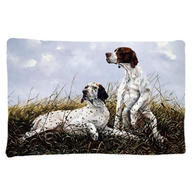Carolines Treasures HMHE0011PILLOWCASE English Pointer by Michael Herring Fabric Standard Pillowcase