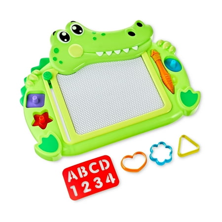 Spark Create Imagine Croco-Doodle Magnetic Drawing Board - Made from Durable Kid Friendly Plastic