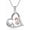 Axolotl-1, variant on Axolotl Heart Pendant Necklace, 925 Sterling Silver Engraved Love You Forever Jewelry Gift for Women Daughter