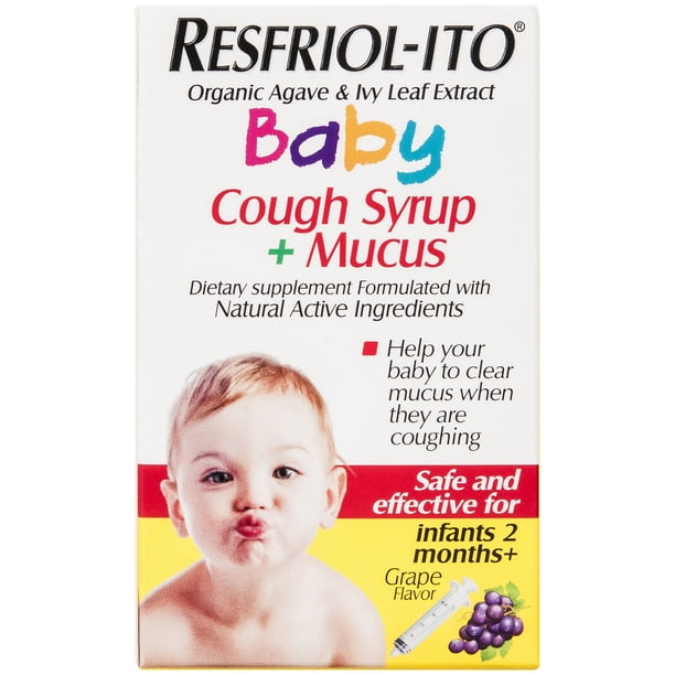 ResfriolIto Baby Cough and Mucus Relief Syrup, Grape, 2 fl oz