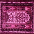 thumbnail image 1 of Ahgly Company Indoor Square Persian Pink Traditional Area Rugs, 3' Square, 1 of 4