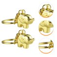 thumbnail image 4 of MasteelfCA 2pcs Elephant Keychain Adorable Charm Keychain Key Fob Pendant Car Key Ornament, 4 of 8