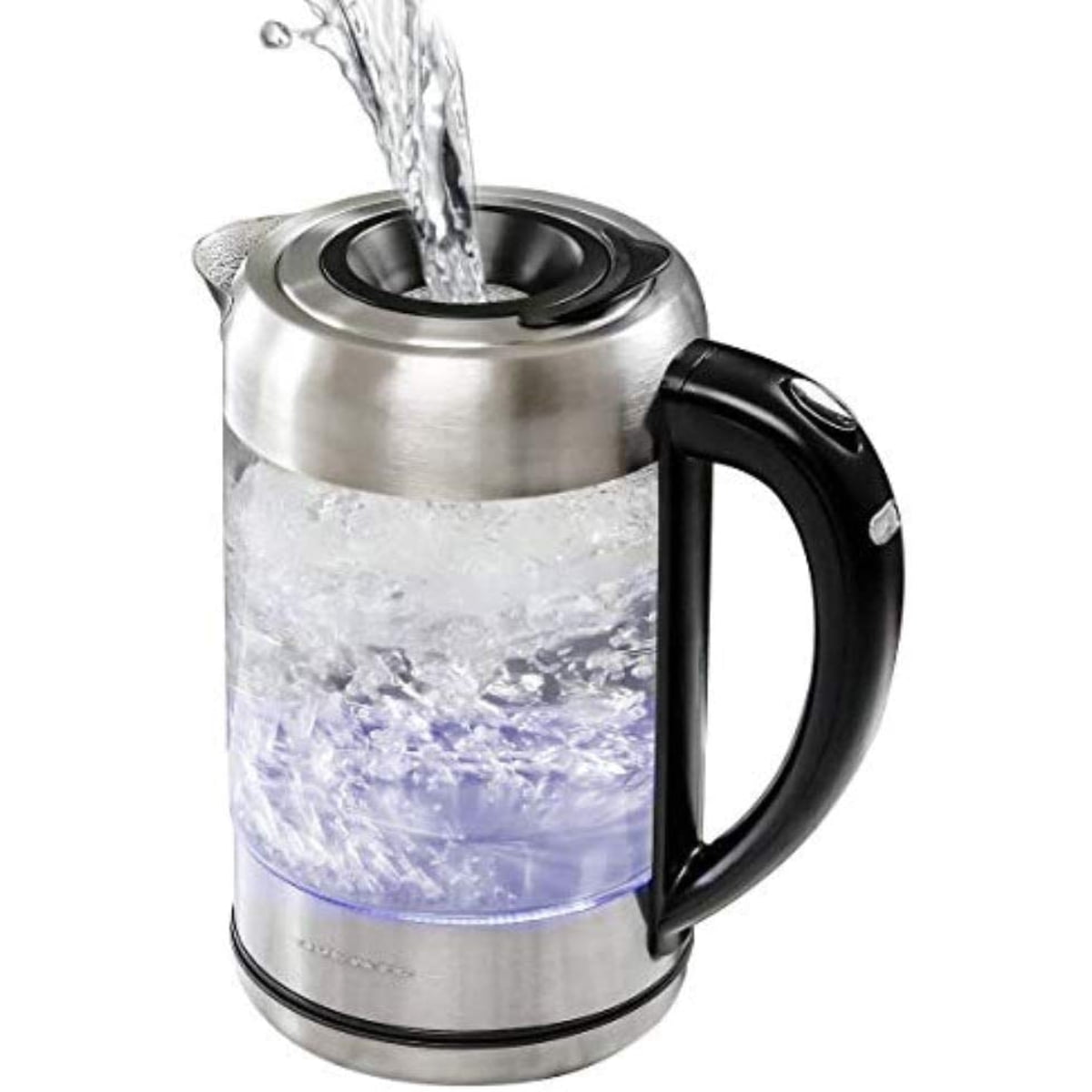 Ovente Electric Glass Kettle 1.7 Liter with ProntoFill Technology