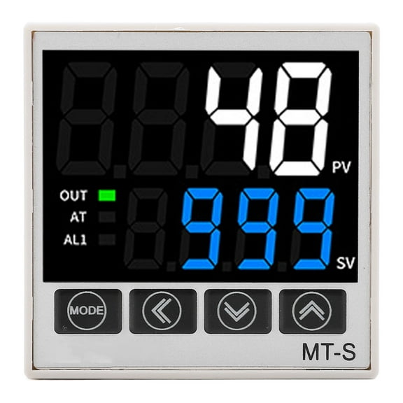 Temperature Controller Kit, Digital PID Temperature Controller, AC100‑240V Digital Display Universal Thermostat, Intelligent Temperature Controller