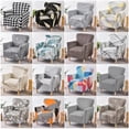 thumbnail image 2 of ATJIA Stretch Chair Covers 1-Piece Soft Banquet Armchair Covers Washable Chair Slipcovers for Living Room Office, 2 of 10