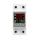 thumbnail image 3 of 220V Adjust Voltage Relay over Under Voltage Protector over Current Limit Wattm KWH Energy Meter Power Comsumption 63A, 3 of 5