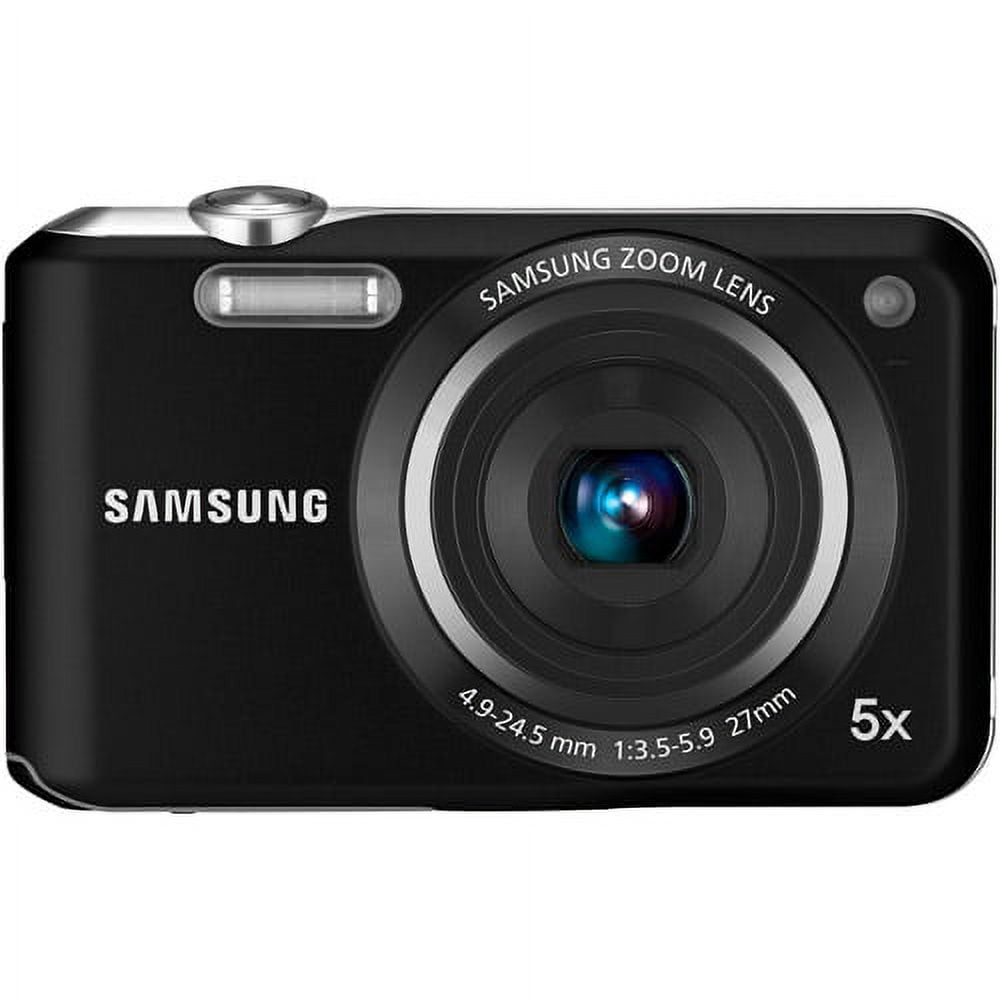 Samsung SL600 - Digital camera - compact - 12.2 MP - 5x optical zoom - flash 9.9 MB - black