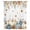 Blue, variant on Blue White Pumpkins Fall Sheer Curtains 72 Inch Length, Light Filtering Voile Curtain Panel, Thanksgiving Maple Leaves Rod Pocket Drapes Window Treatments for Living Room Bedroom 52"x72"