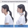 thumbnail image 6 of Soumake Neck Brace Adjustable Easy to Wear Breathable Not Stuffy No Burden Improve Forward Posture Pain Relief Neck Support Brace Home Supply, 6 of 7