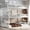 White, variant on Alukang Triple Bunk Bed Queen over Full XL over Queen for Bed Room, Heavy Duty Metal Bunk beds with Built-in Ladder and Safety Guardrail for Teens and Adults