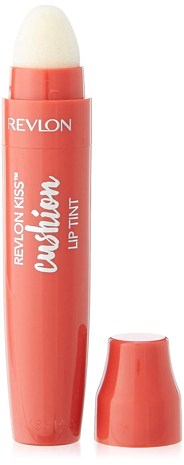 2 Pack Revlon Kiss Cushion Lip Tint Lipstick, High End Coral