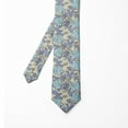 thumbnail image 2 of Men's Tie, Hand Drawn Wild Roses Art, 3.7", Lavender Blue and Multicolor, by Ambesonne, 2 of 4