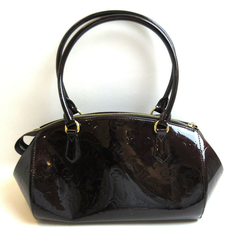 used Pre-owned Louis Vuitton Sherwood PM Amaranto Dark Purple Handbag Semi-Shoulder Women's Monogram Verni M91493 Louisvuitton (Good), Adult Unisex