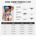thumbnail image 5 of Honeii Lavender Blooms Window Print Women's Workout Shorts, Gym Shorts for Active Wear, Sports Shorts,Women's Running Shorts,Quick Dry Athletic Shorts-Large, 5 of 8