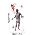 thumbnail image 3 of Bloody Halloween Decorations Spooky Door Cover, Horror Zombie Window Clings, Scary Halloween Party Wall Decal Bedroom Inside Decor, 3 of 5