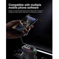 thumbnail image 4 of FM Transmitter Adapter for Car, RGB Ambient Light Bluetooth 5.0 Wireless Car MP3 Player Handsfree Car Kit with Dual 3.1A USB Type C Charger, 4 of 5