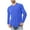 Light Blue, variant on cocolona Mens Long Sleeve T-shirts Casual Lightweight Crew Neck Tees Athletic Running Shirts Home Wear Pajamas Tops