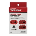 thumbnail image 6 of Hyper Tough 11-Piece 2-inch Mini Flap Disc Set with 36, 60, 80 Grit Discs, 6 of 10