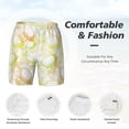 thumbnail image 5 of Balery Lemon Potatoes Mens Swim Trunks Swim Shorts for Men Quick Dry Inseam Beach Shorts with Compression Liner Pocket-XX-Large, 5 of 9