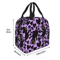 thumbnail image 4 of Kdxio Cartoon Black Cats Print Insulated Lunch Bag,Reusable Tote Lunch Box for Women Men,Leakproof Cooler Lunch Bags for Work Office Travel Picnic, 4 of 6
