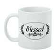 thumbnail image 3 of Blessed Halo On Black White Mug, 3 of 4