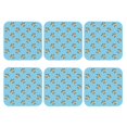 thumbnail image 2 of Pofeuu Sea Turtle Print Leather Coasters Set of 6, Round Cups Mugs Mat Pad for Home Kitchen Heat Resistant Drink Coasters,Square, 2 of 7
